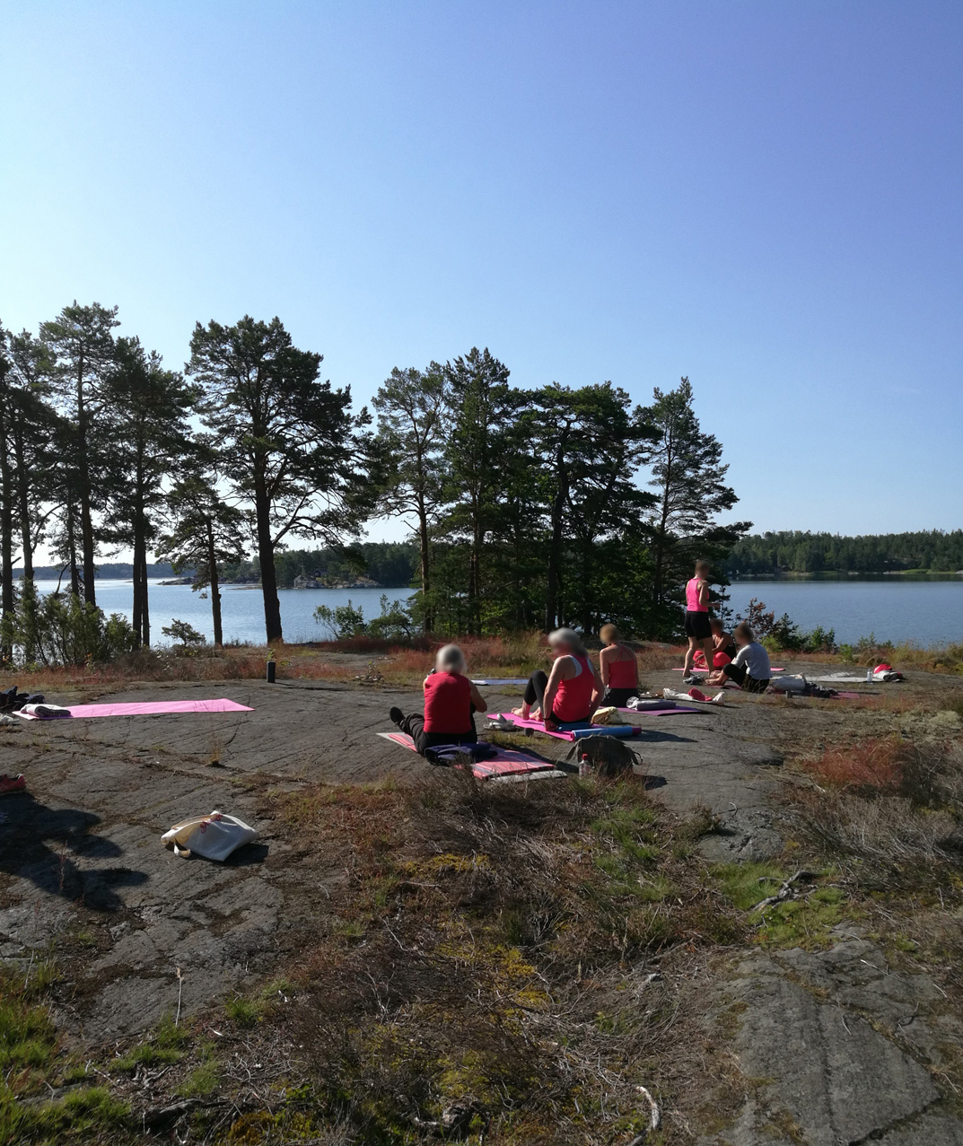 Yogaklass Ornö i Stockholms skärgård